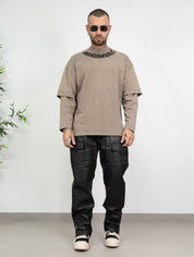 T-shirt double sleeve gotic