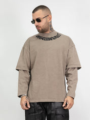 T-shirt double sleeve gotic