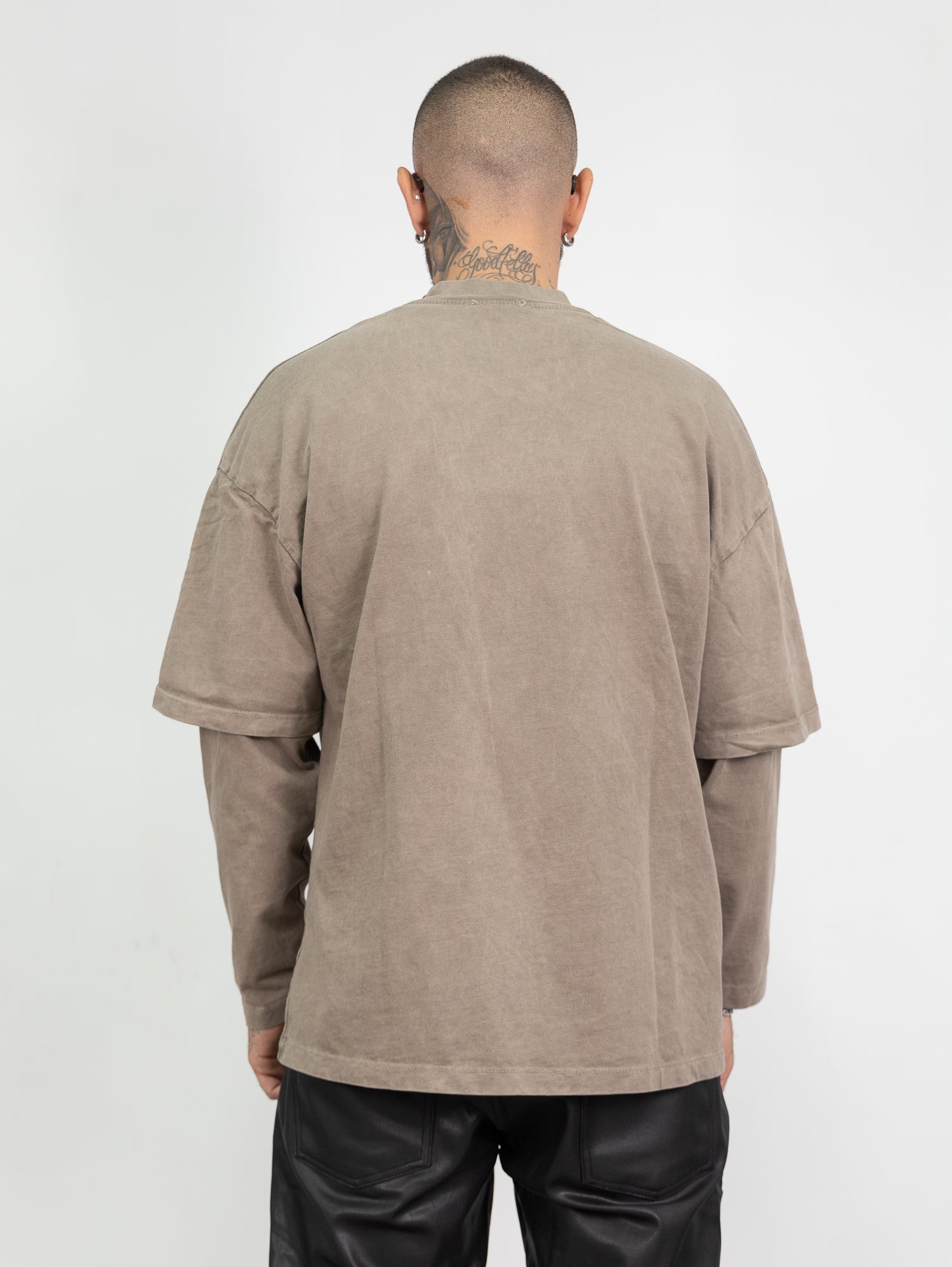T-shirt double sleeve gotic