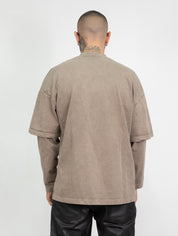 T-shirt double sleeve gotic