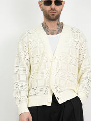 Cardigan traforato