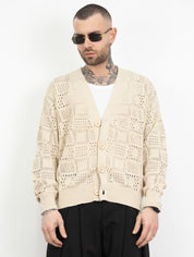 Cardigan traforato