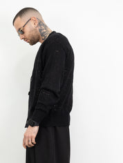 Cardigan traforato