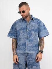 Coordset fantasy denim