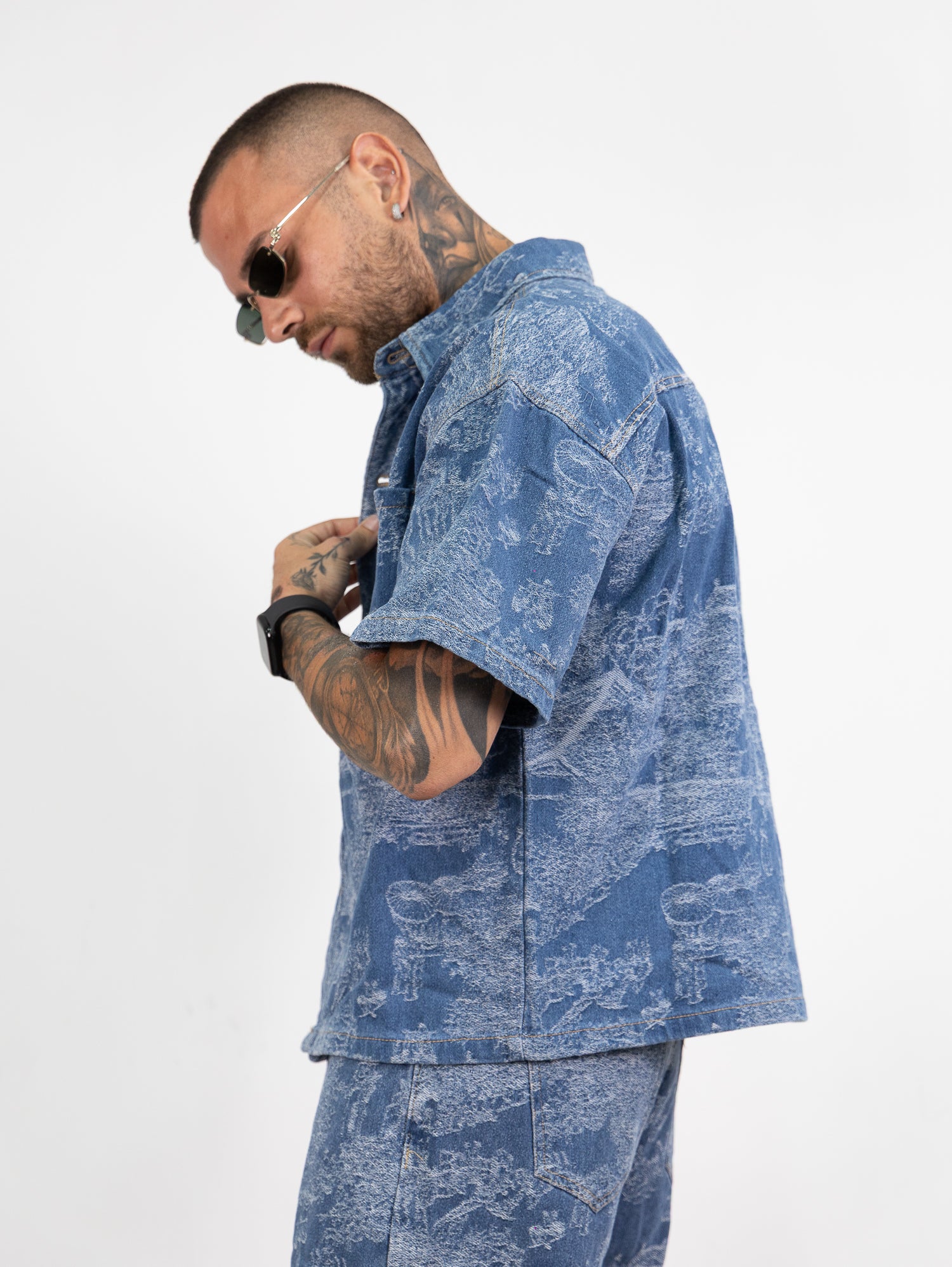 Coordset fantasy denim
