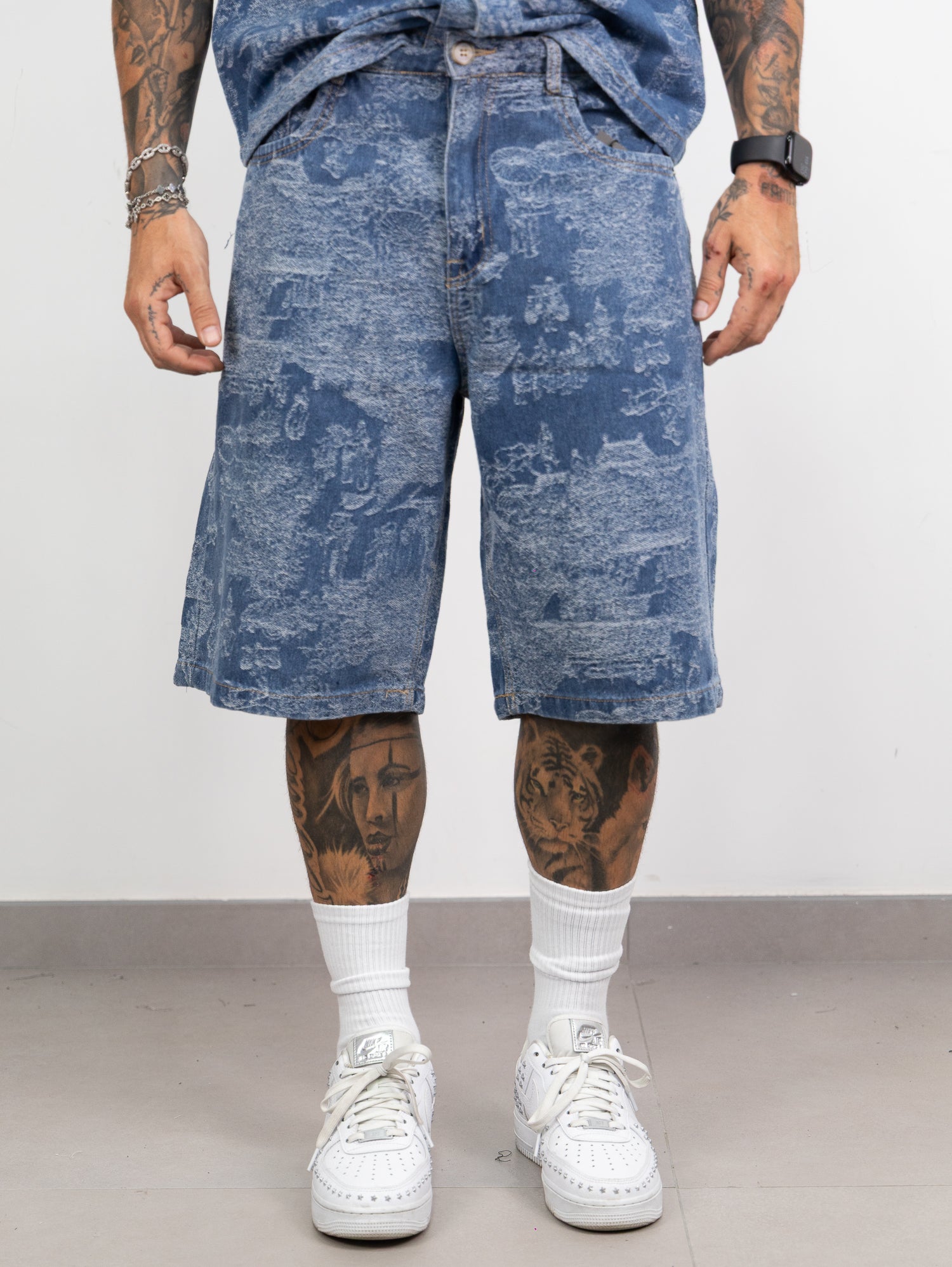 Coordset fantasy denim