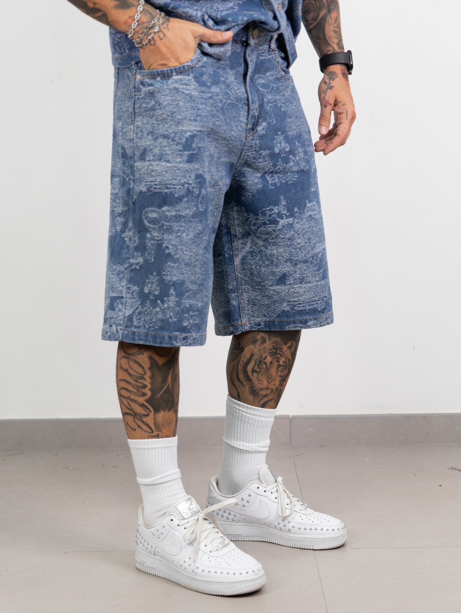Coordset fantasy denim