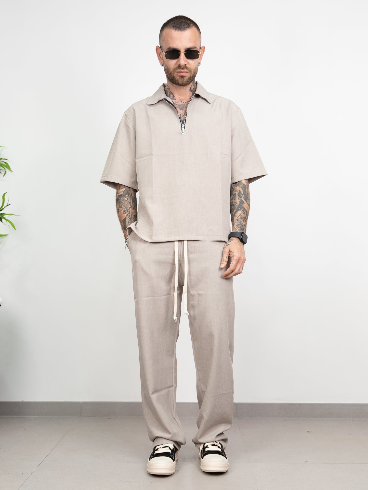 Coordinato mezza zip