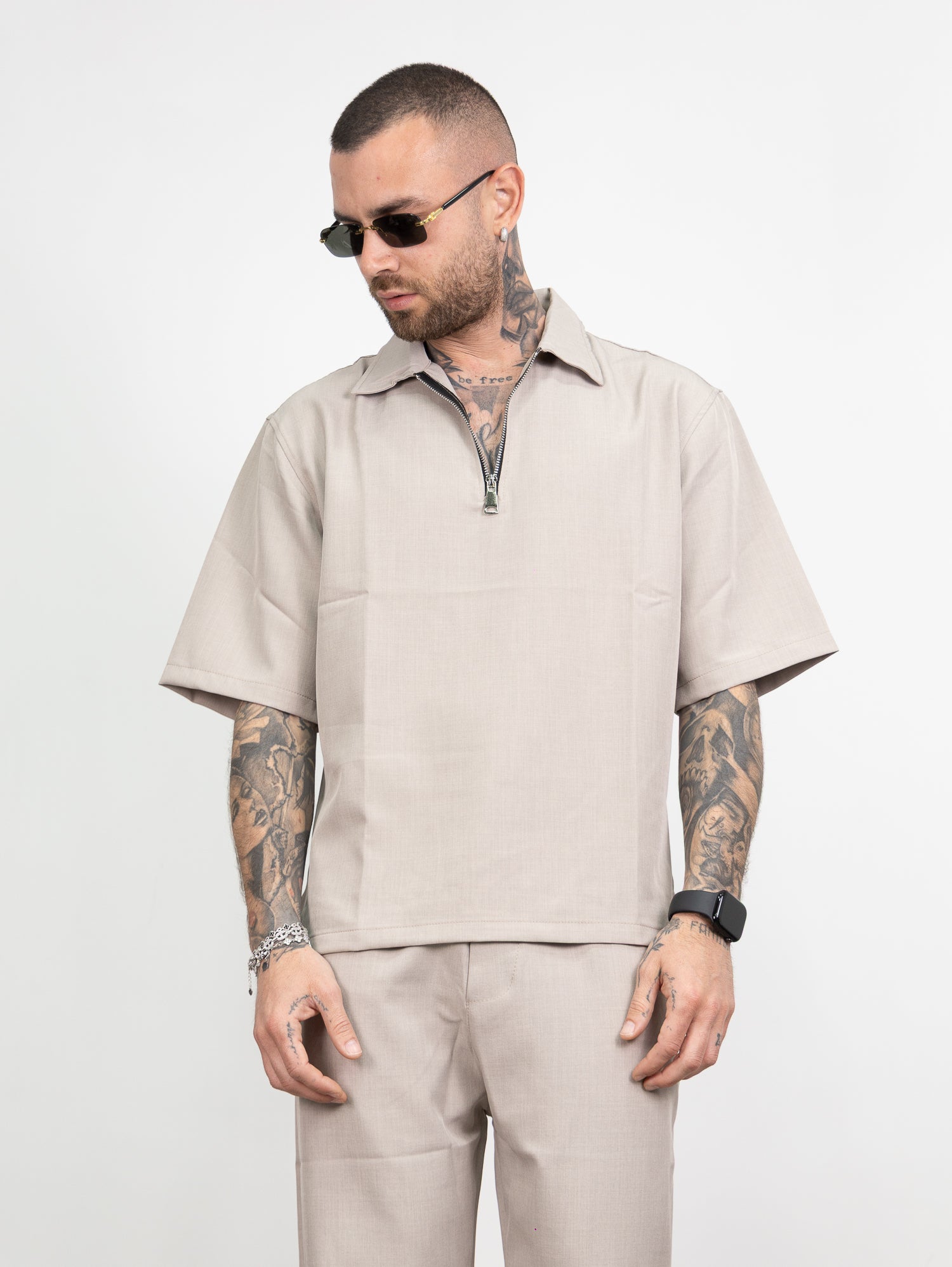 Coordinato mezza zip