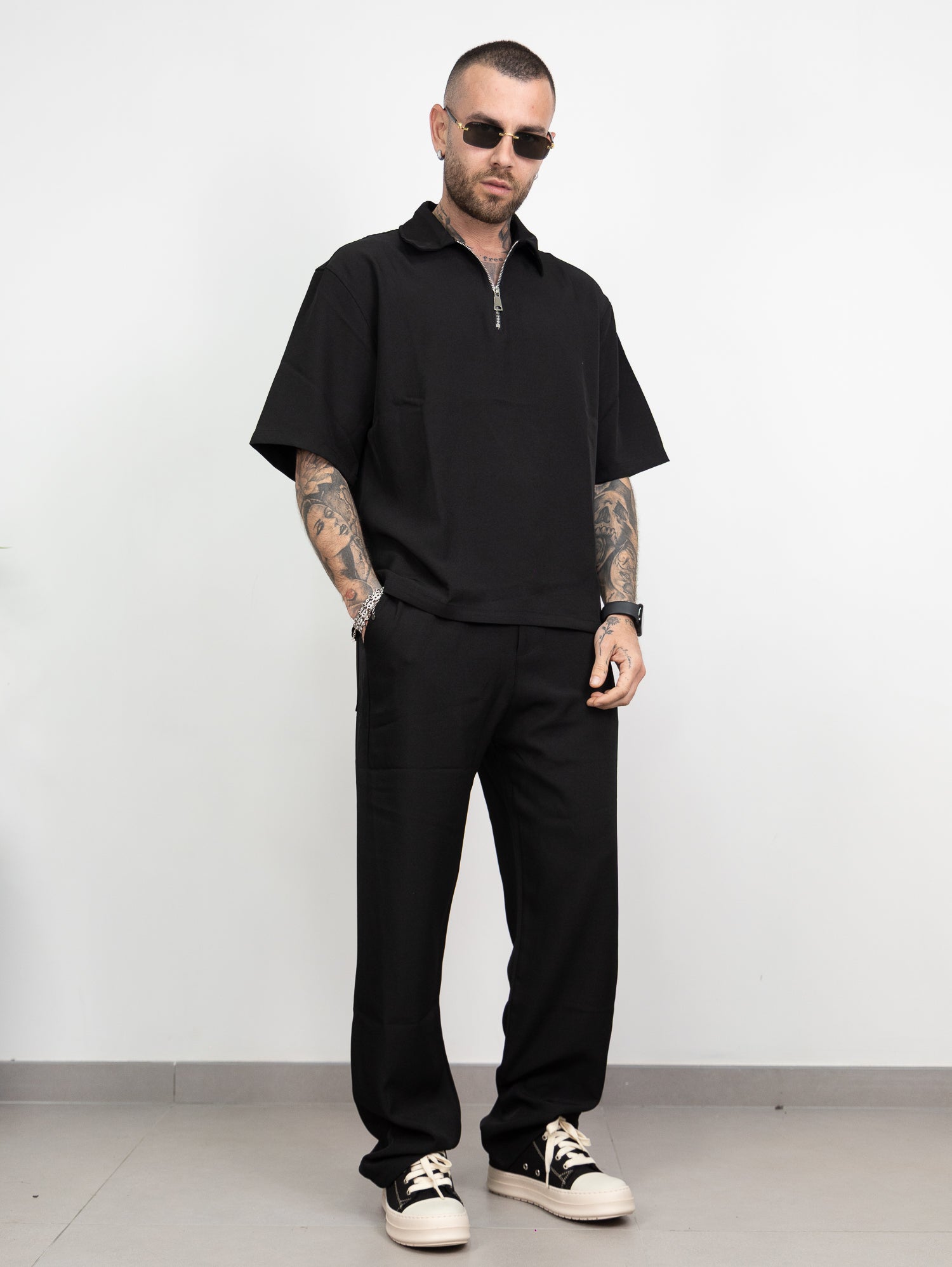 Coordinato mezza zip