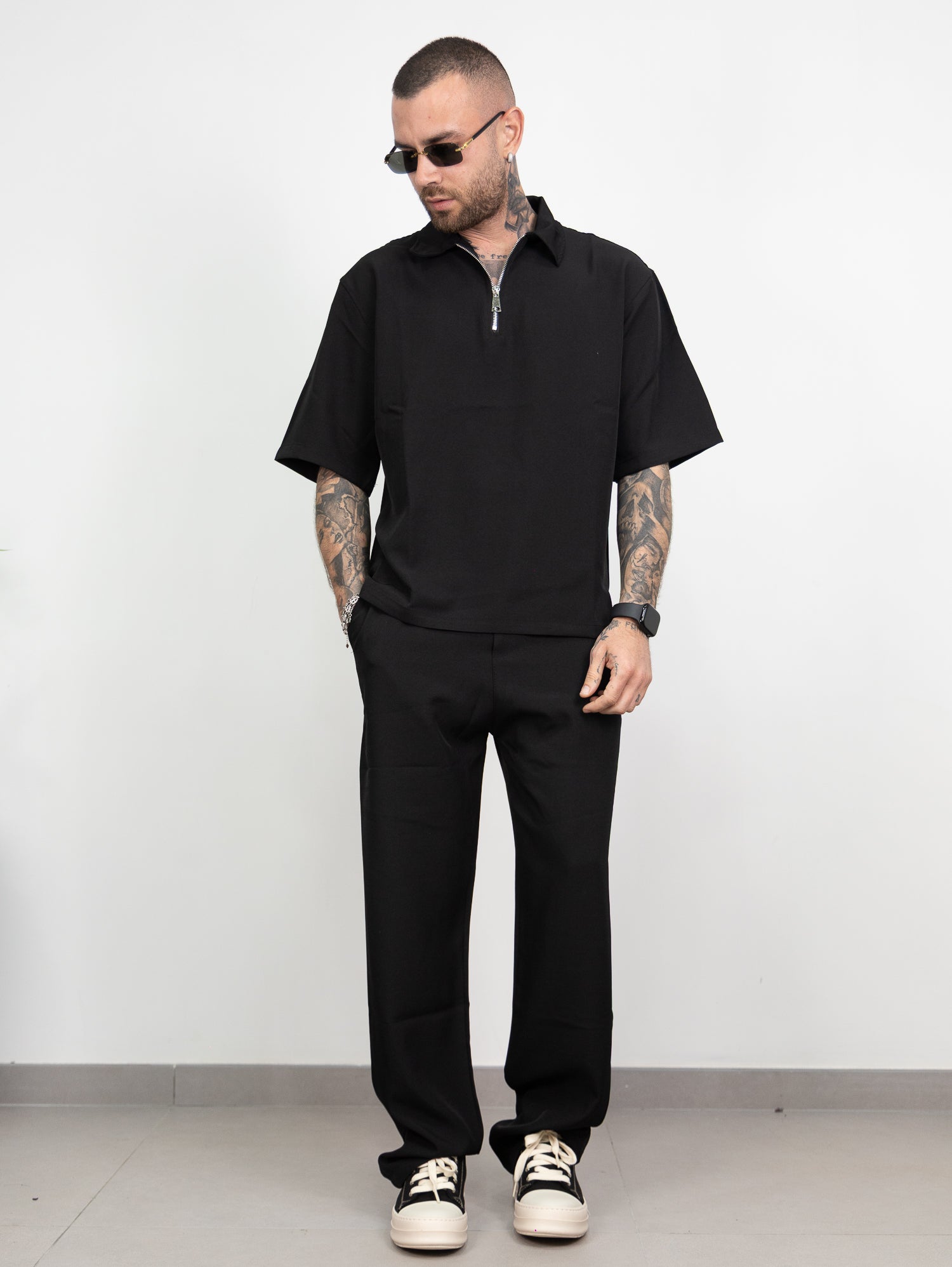 Coordinato mezza zip