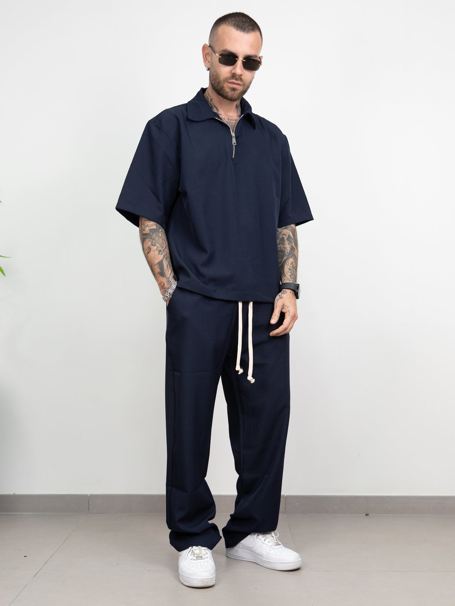 Coordinato mezza zip