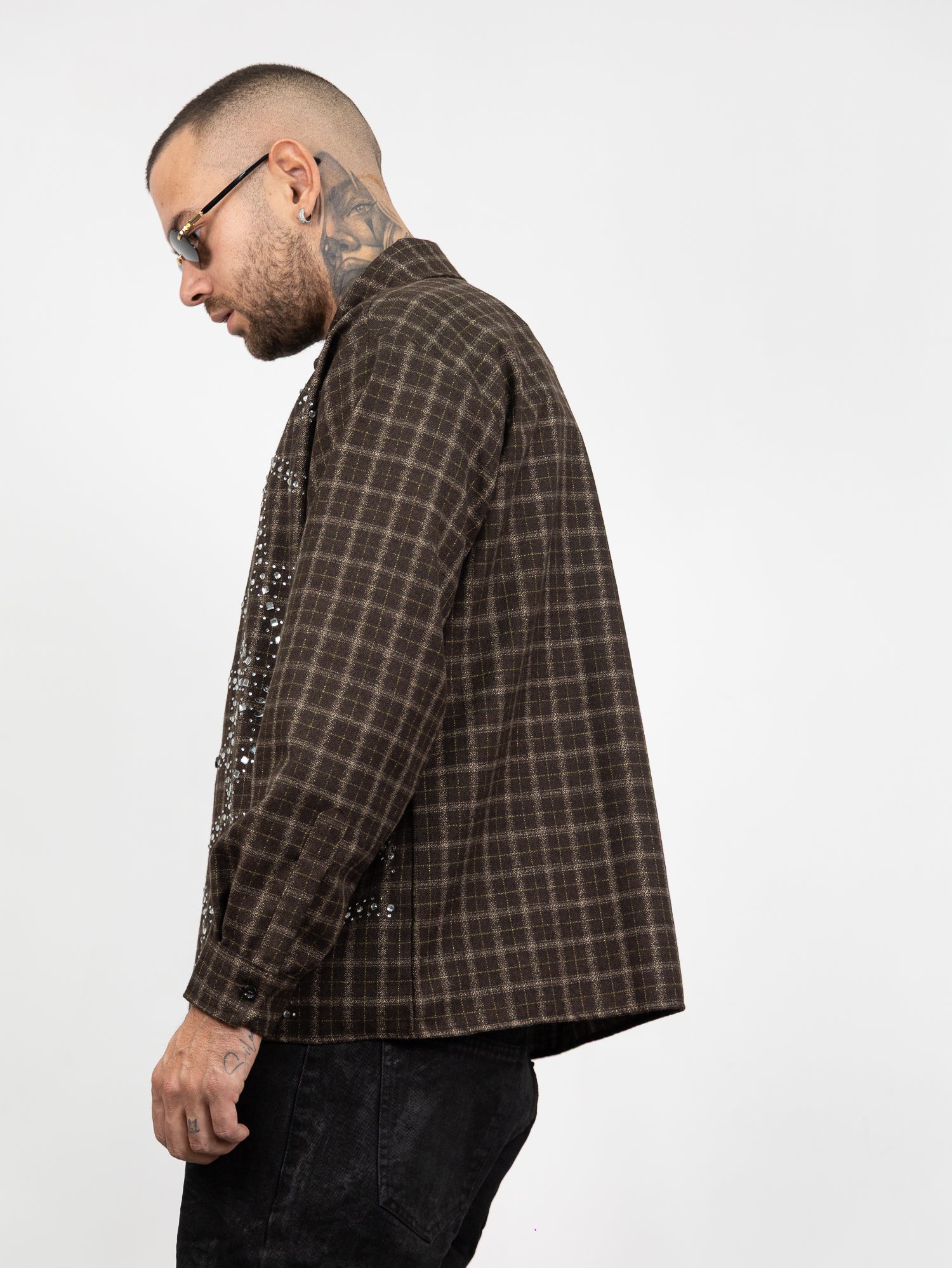 Camicia quadri ragnatela