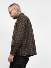 Camicia quadri ragnatela
