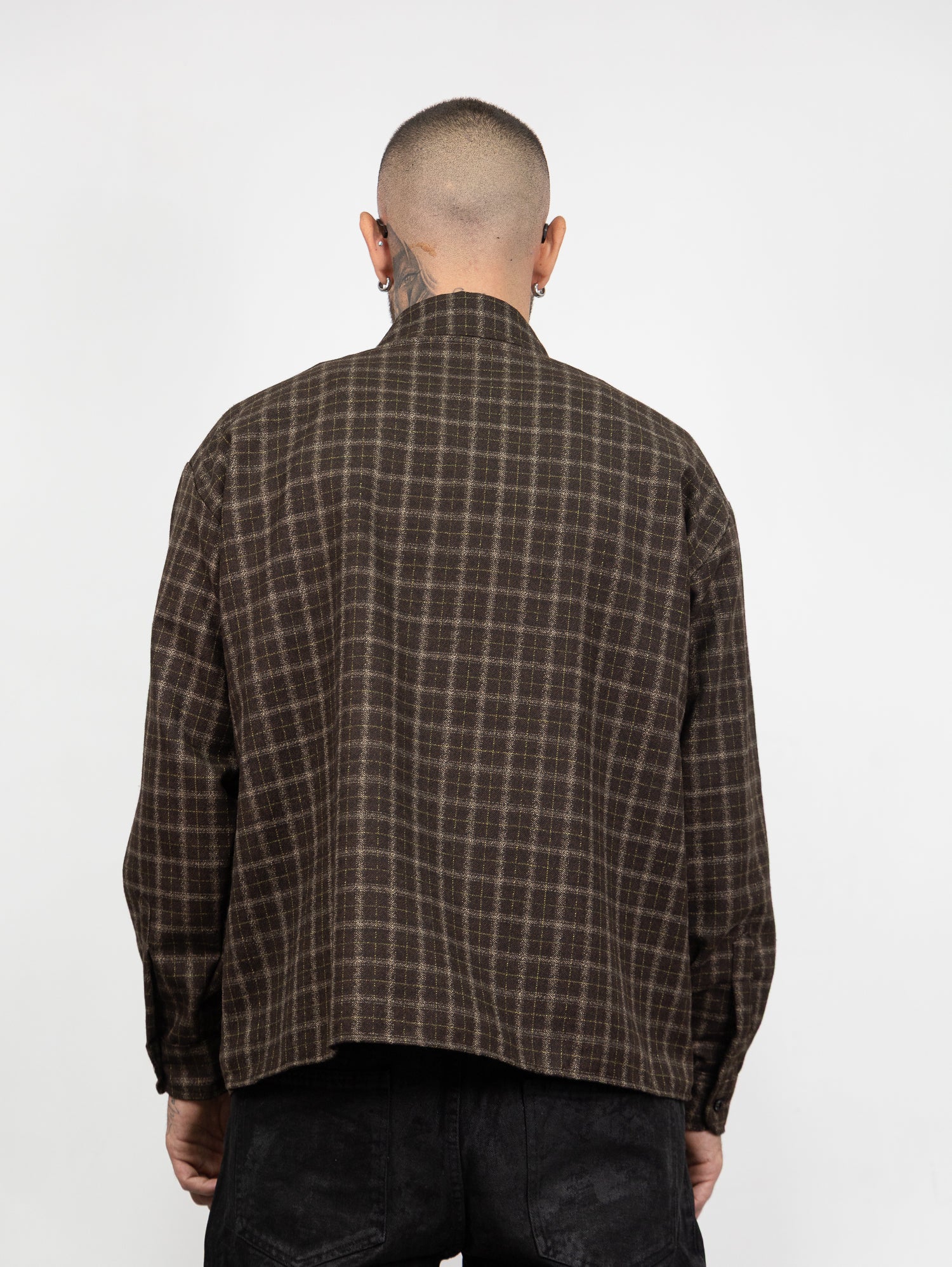 Camicia quadri ragnatela