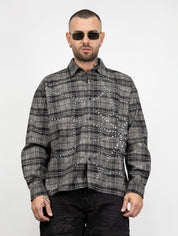 Camicia quadri ragnatela