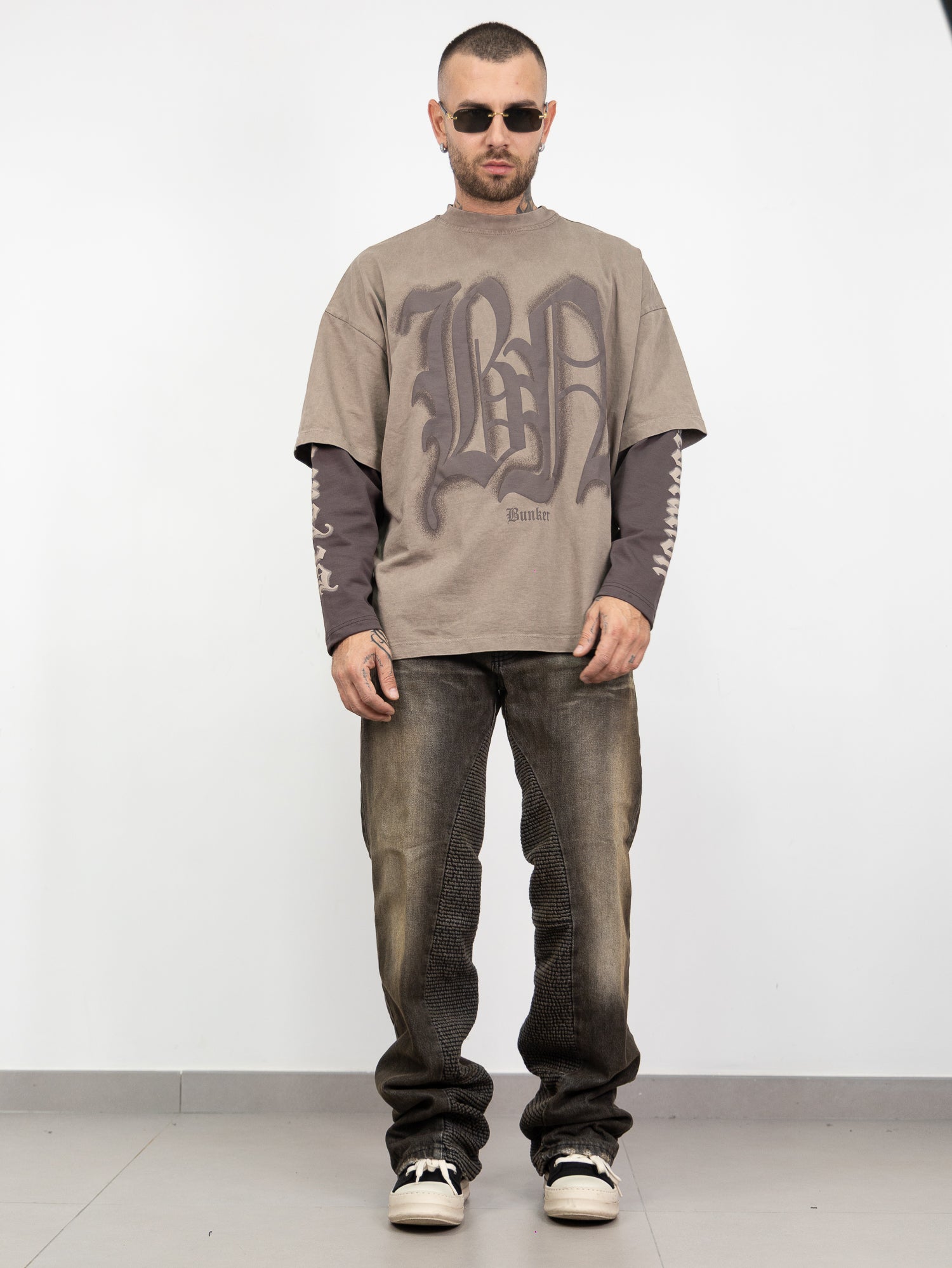 T-shirt double sleeve lv