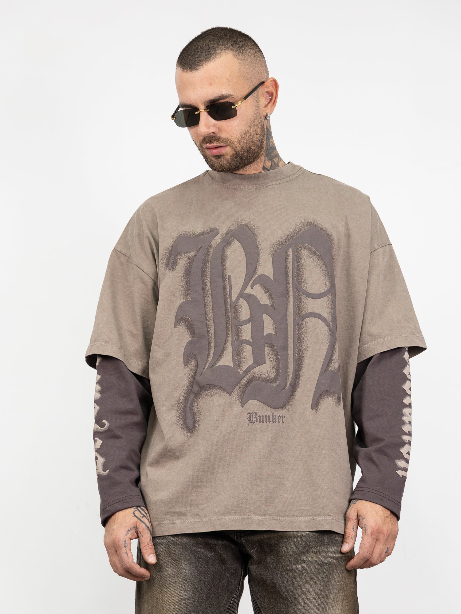 T-shirt double sleeve lv