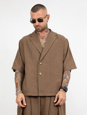 Abito pant pences lino