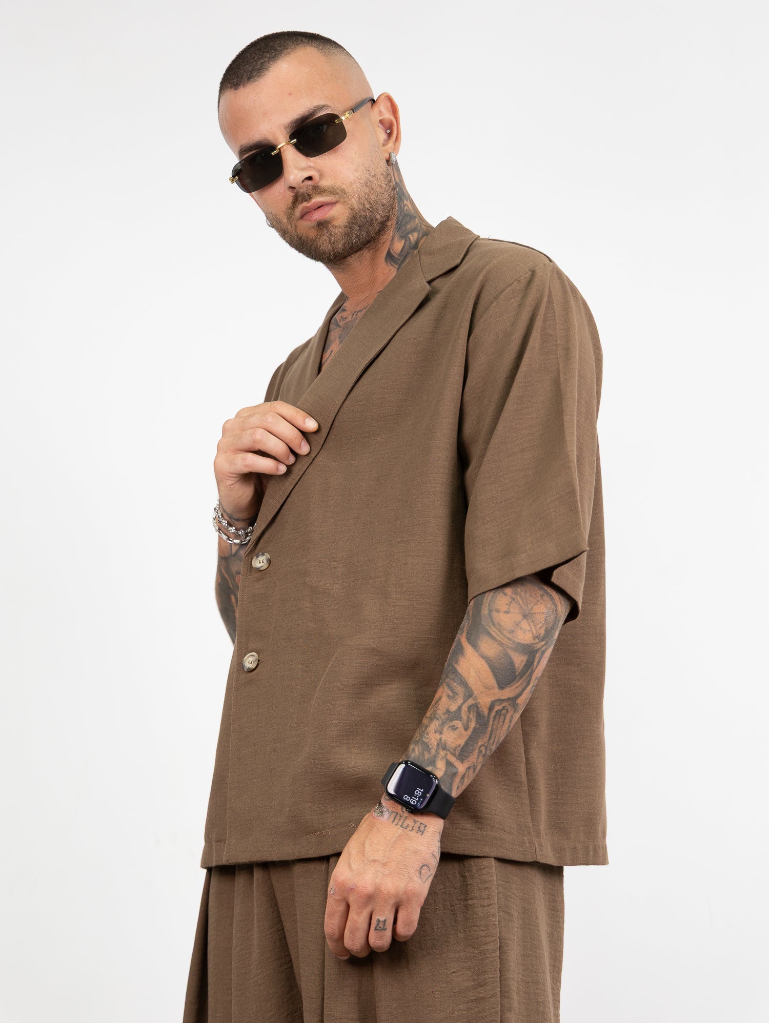 Abito pant pences lino