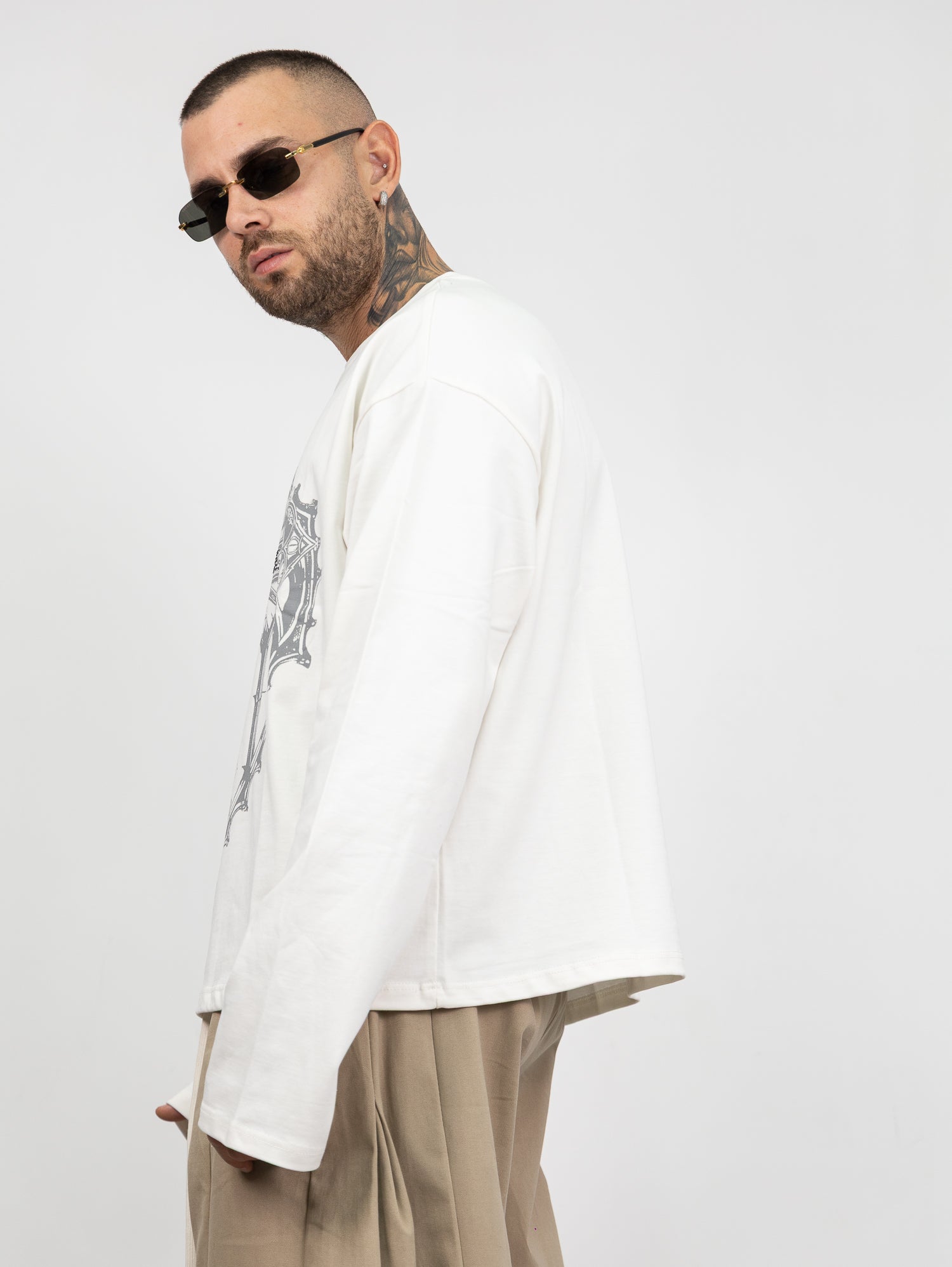 T-shirt long sleeve cuore