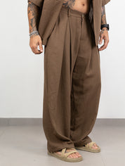 Abito pant pences lino