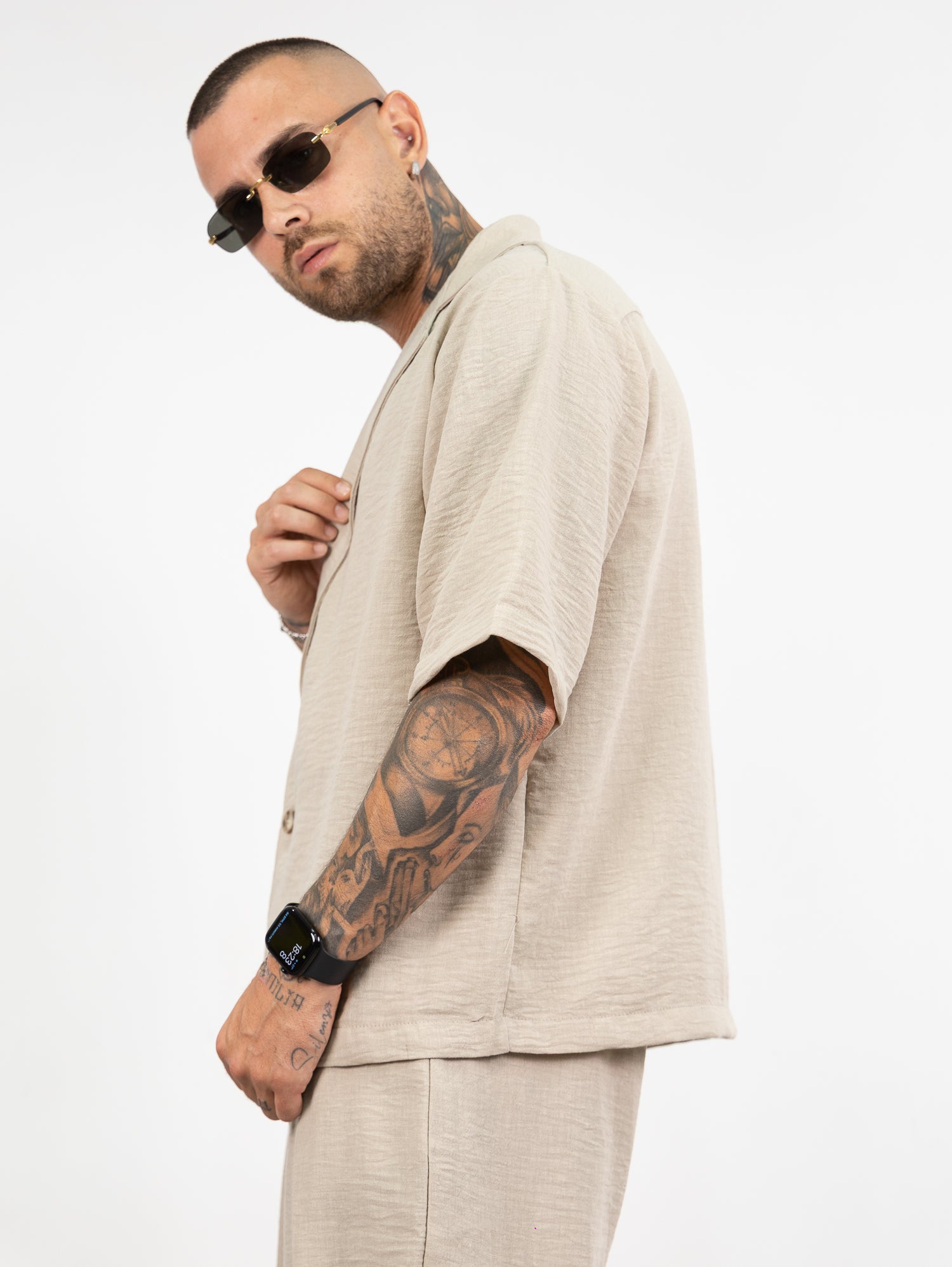 Abito pant pences lino