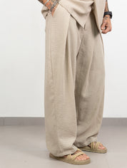 Abito pant pences lino
