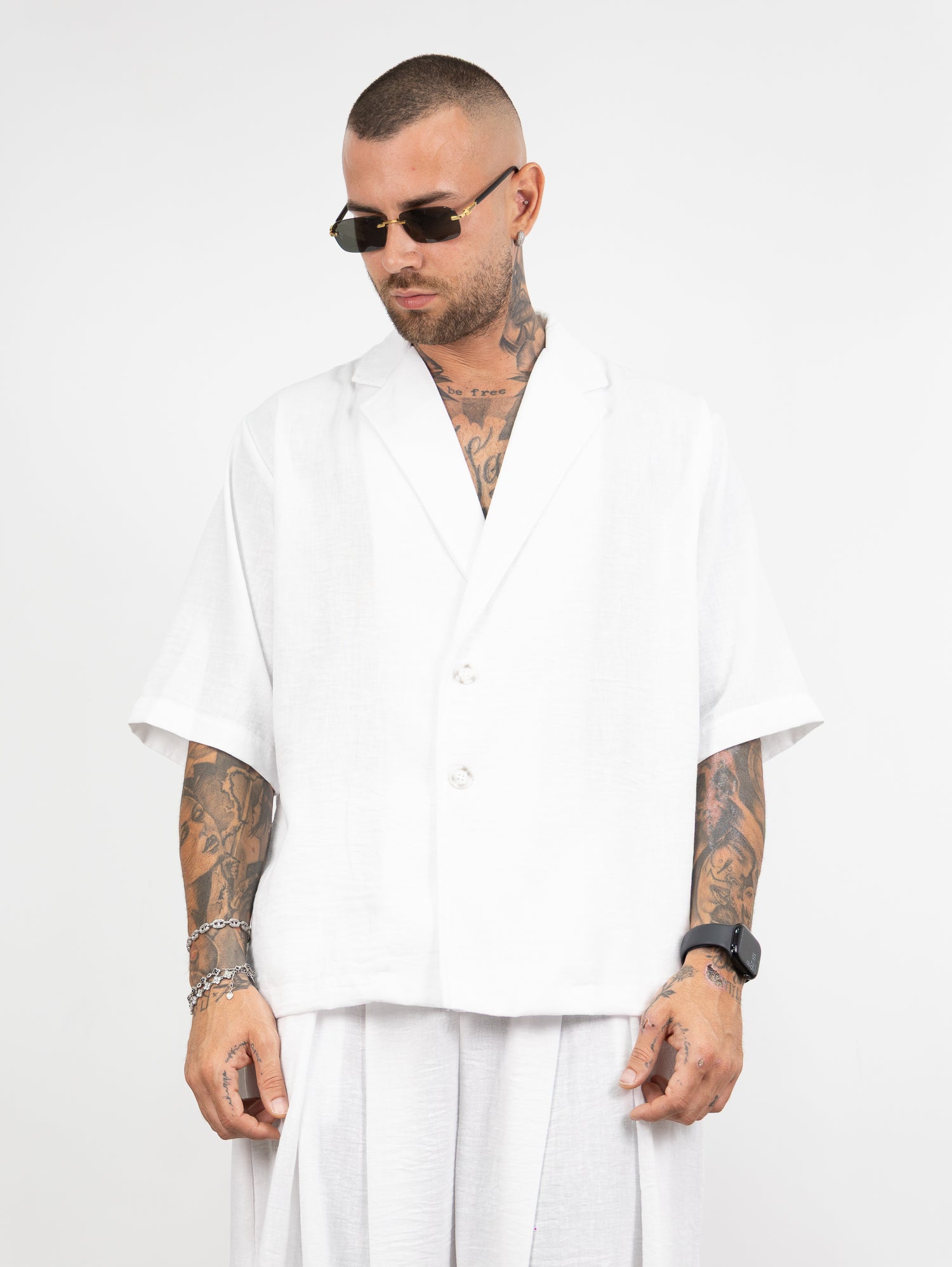 Abito pant pences lino