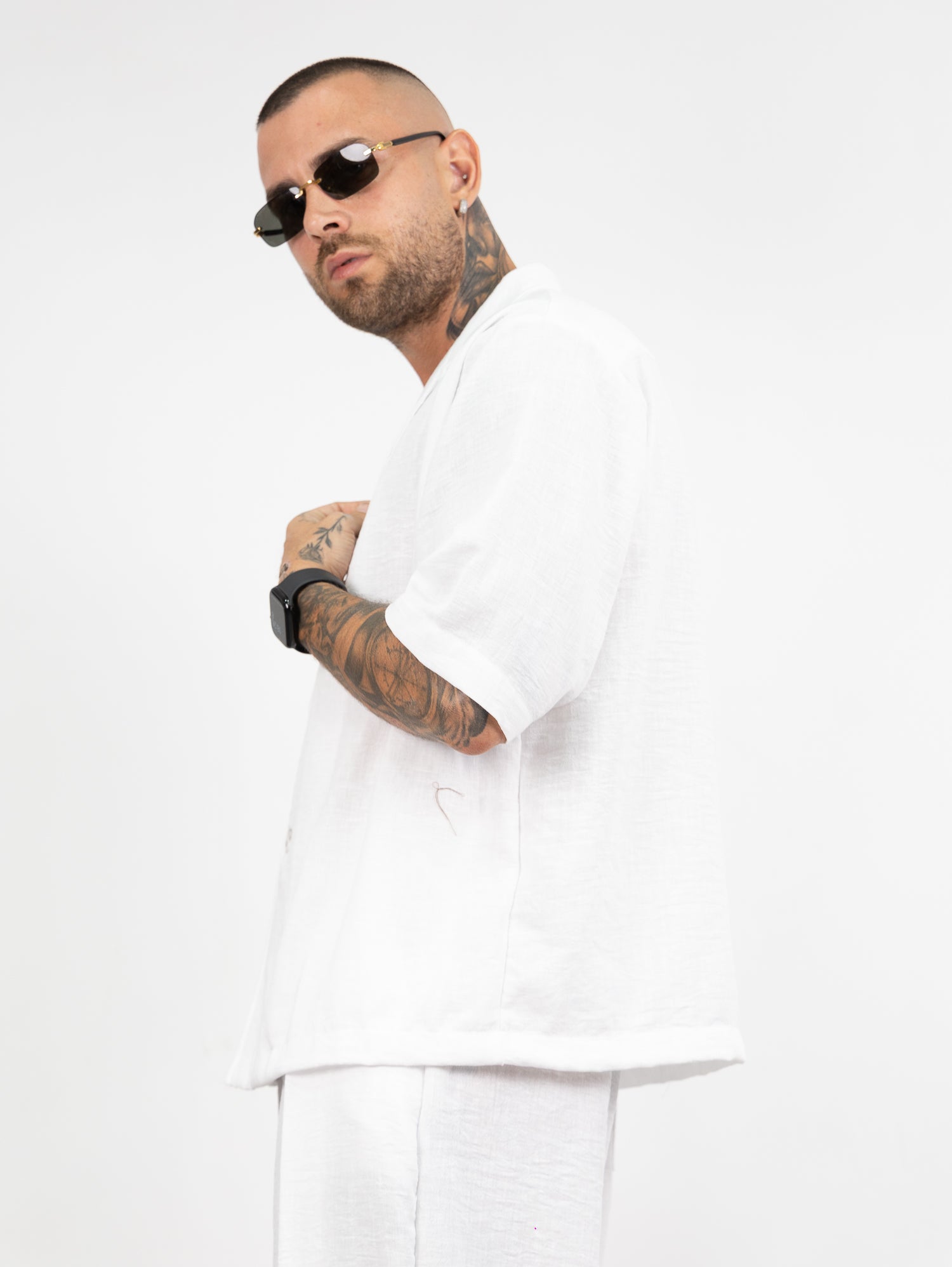 Abito pant pences lino