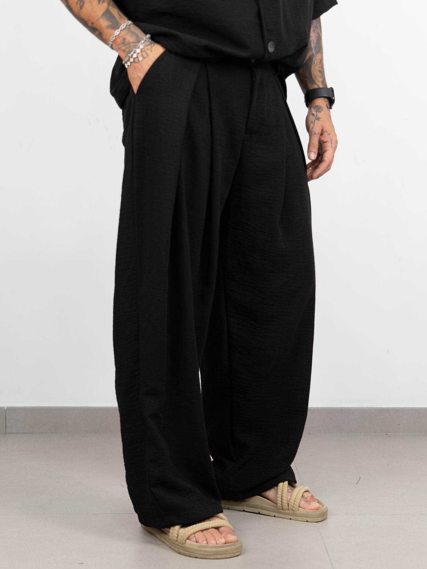 Abito pant pences lino