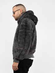 Bomber pelliccia reversibile