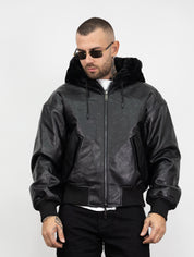 Bomber pelliccia reversibile