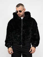 Bomber pelliccia reversibile