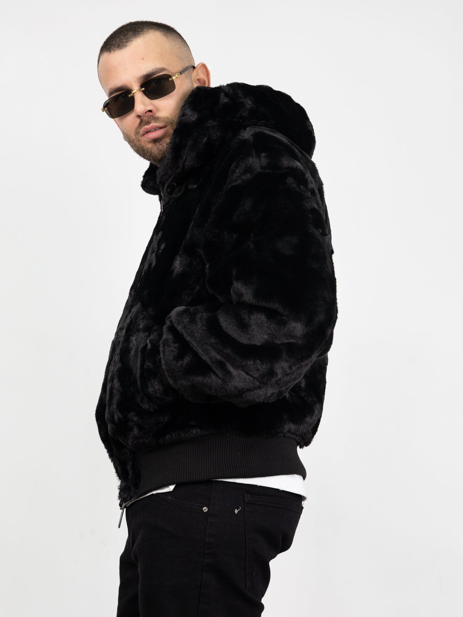 Bomber pelliccia reversibile
