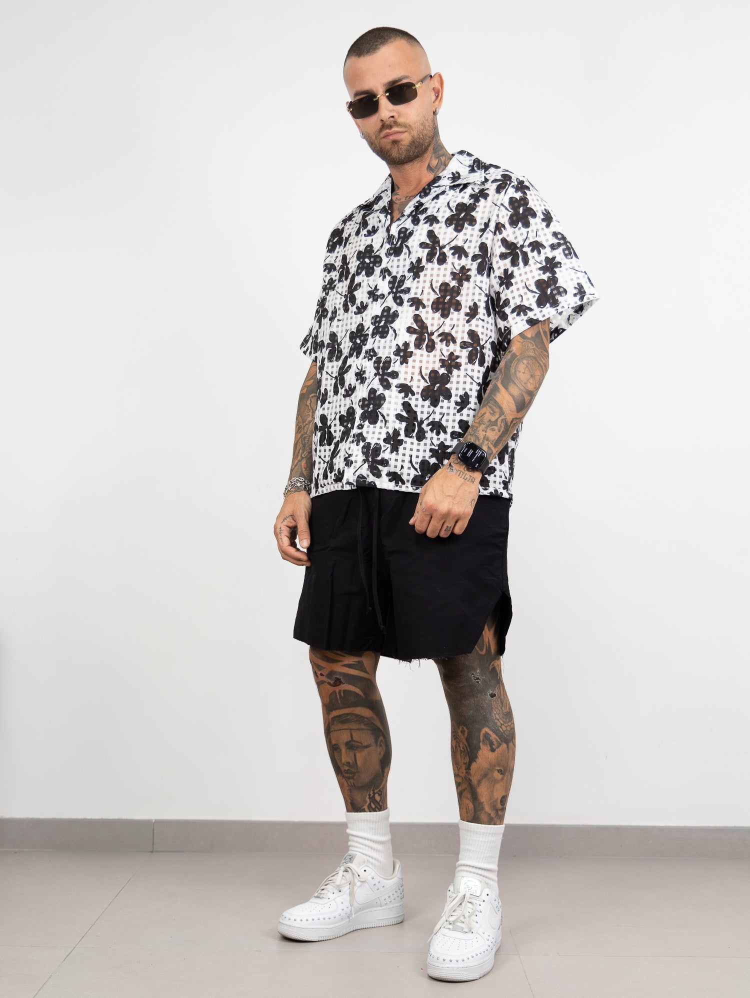 Camicia fiori bkcs