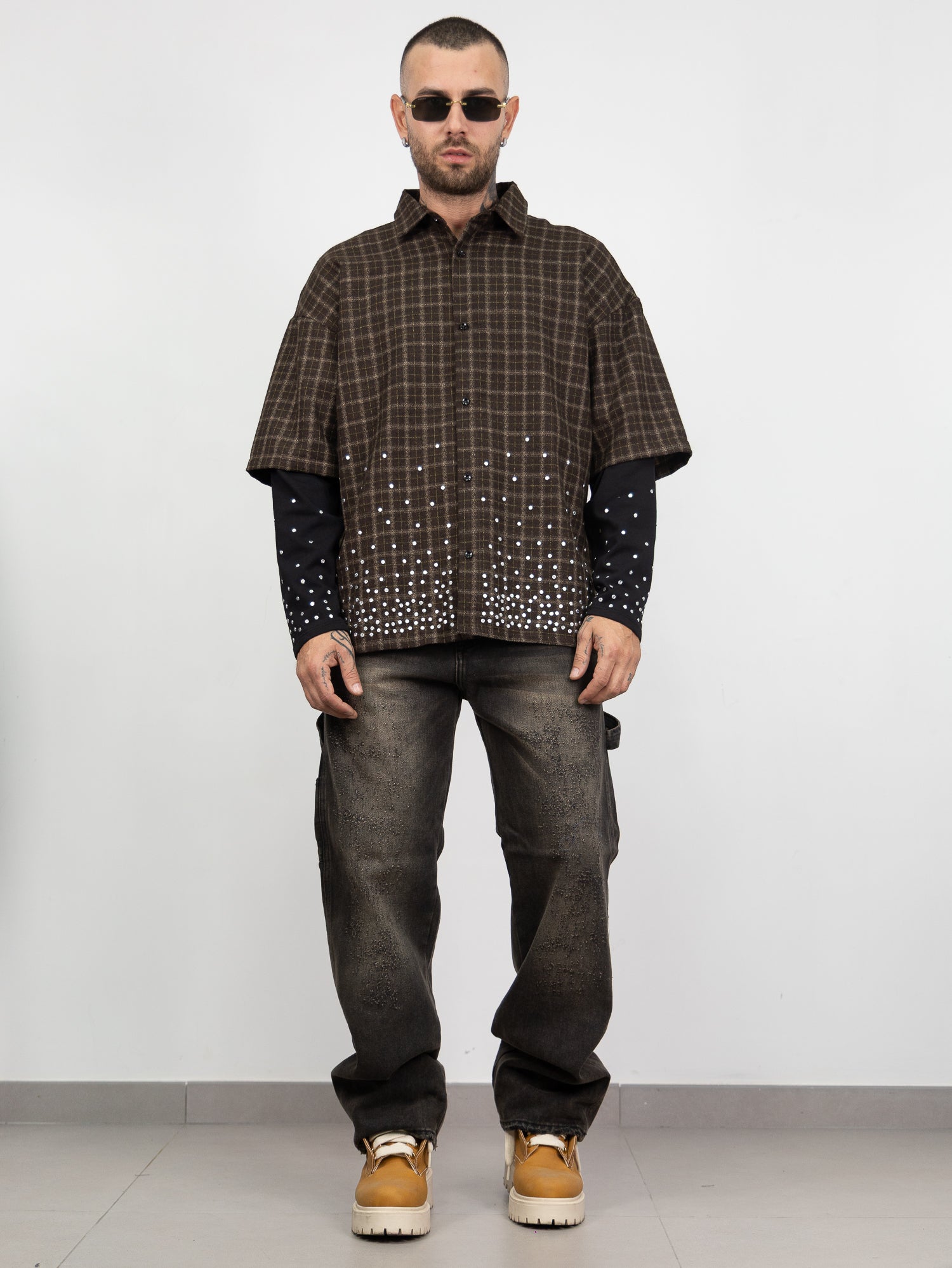 Camicia double sleeve diamond