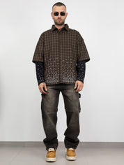 Camicia double sleeve diamond