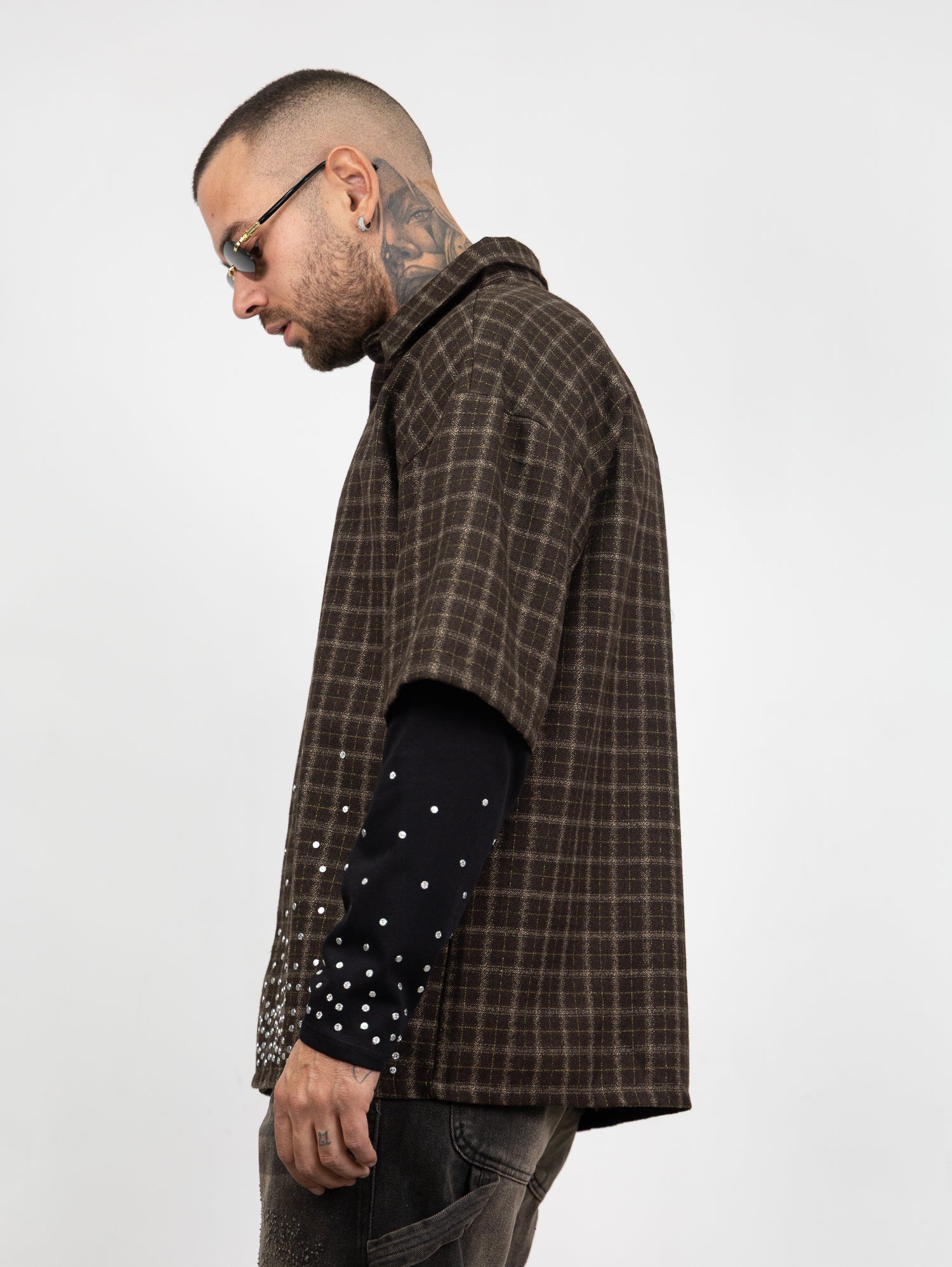 Camicia double sleeve diamond