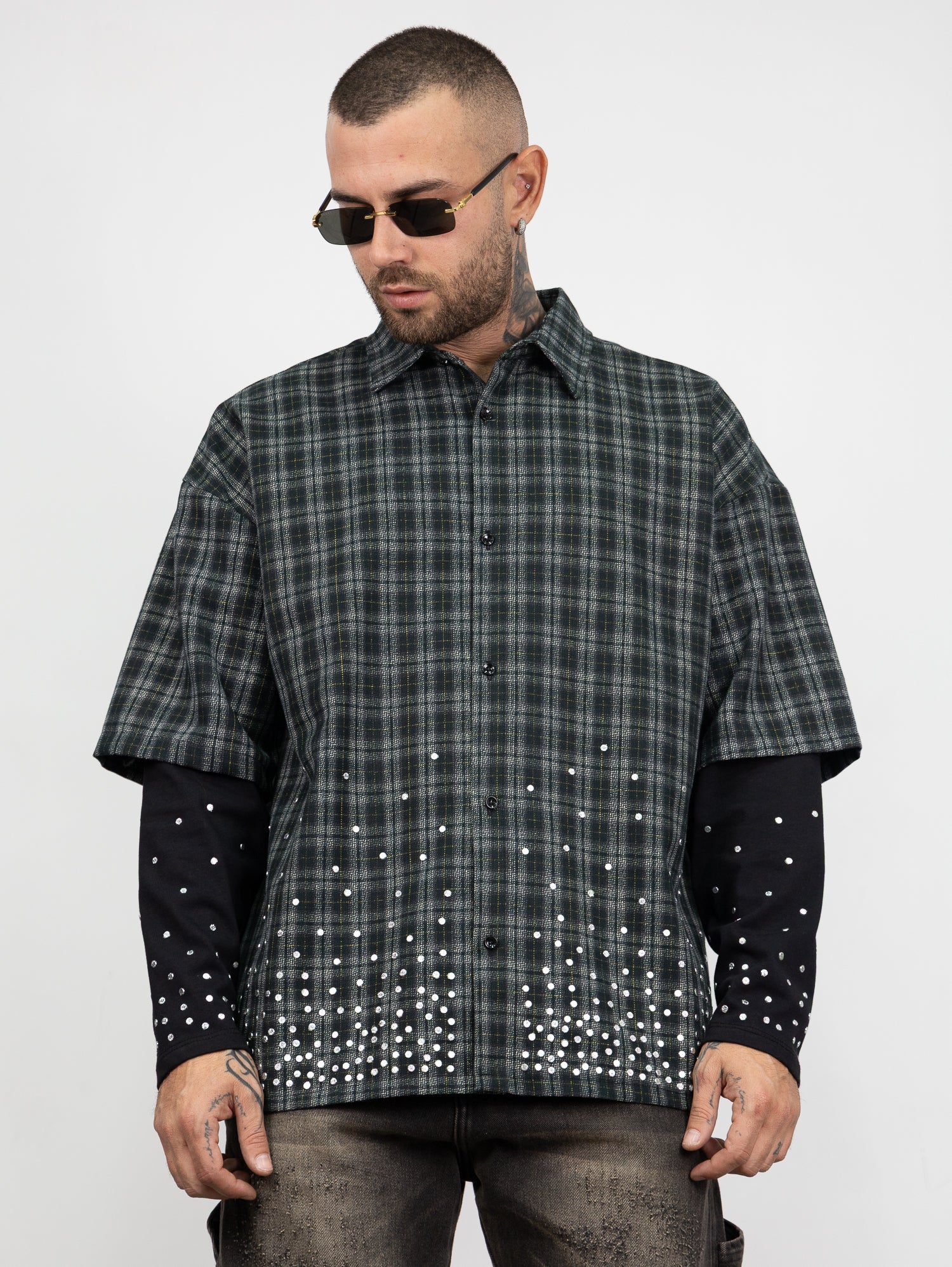 Camicia double sleeve diamond