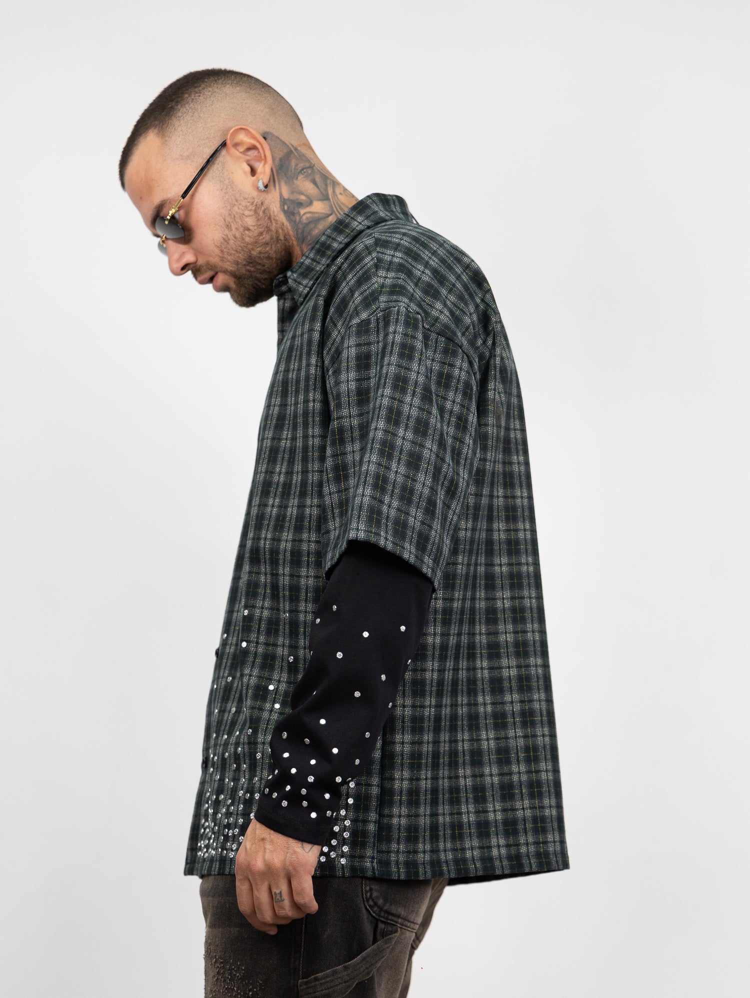 Camicia double sleeve diamond