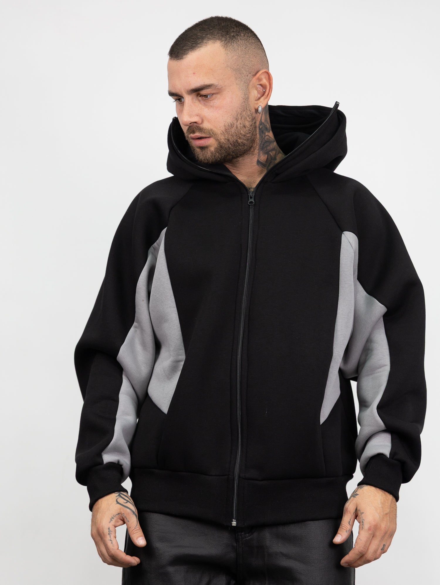 Felpa balaclava bicolor