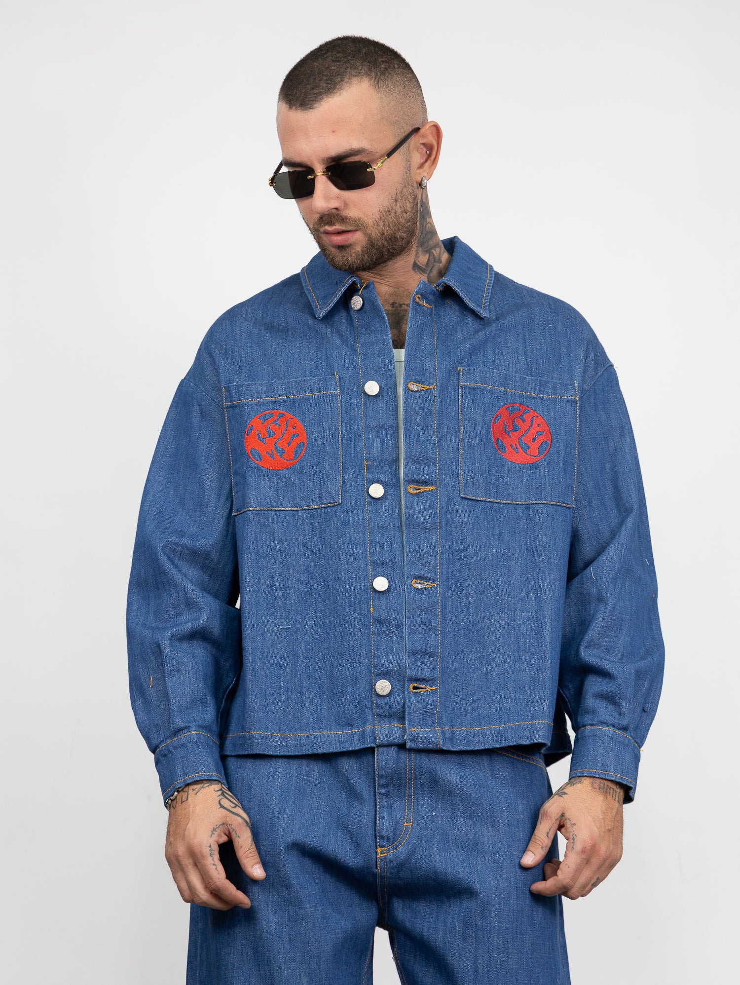 Coordset look world blue