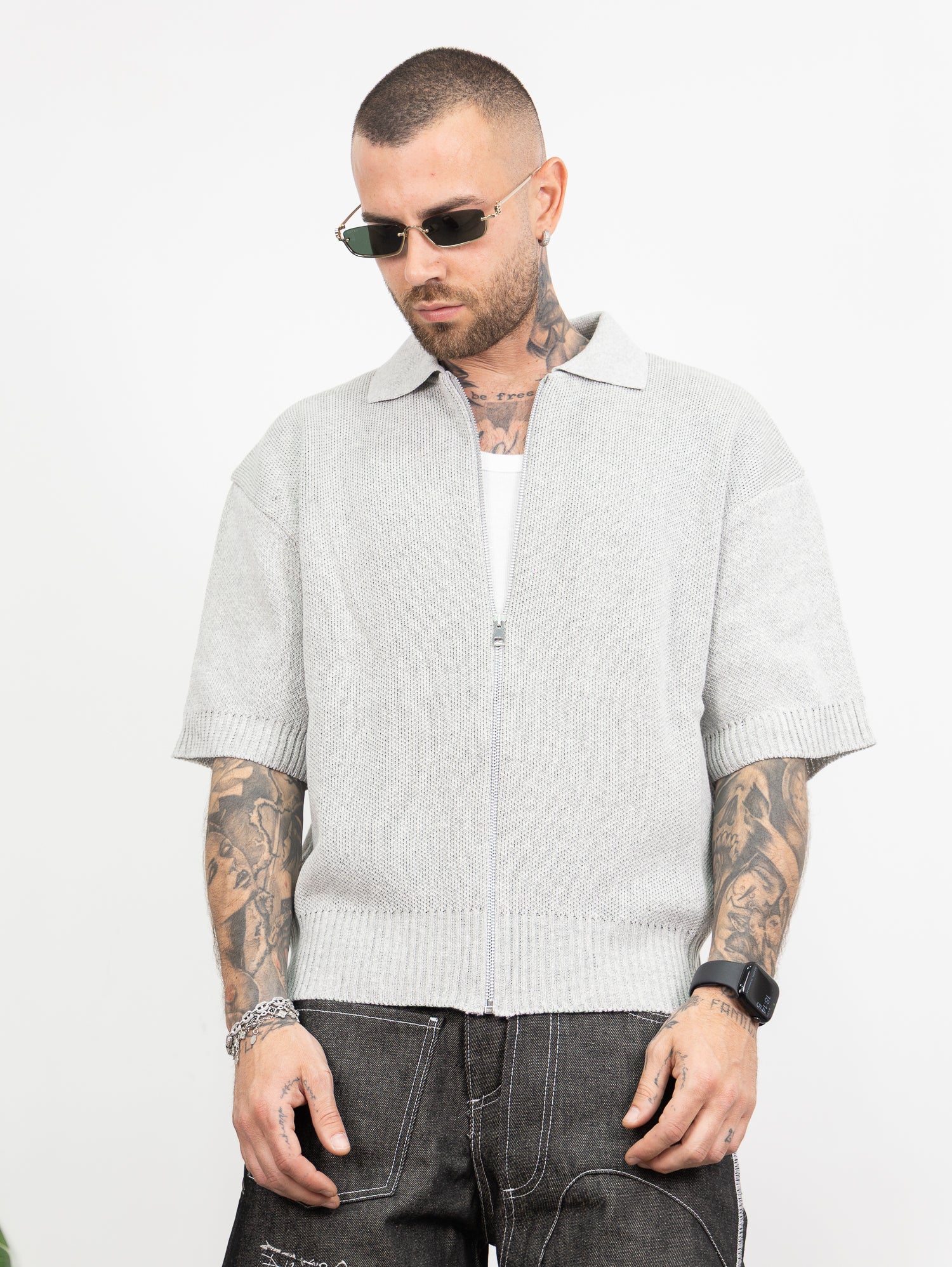 Cardigan zip