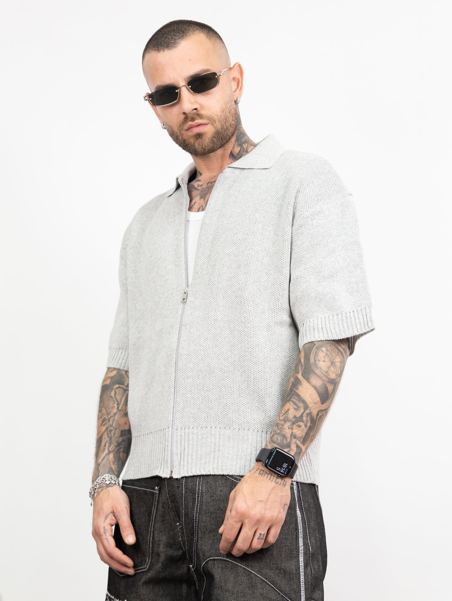 Cardigan zip