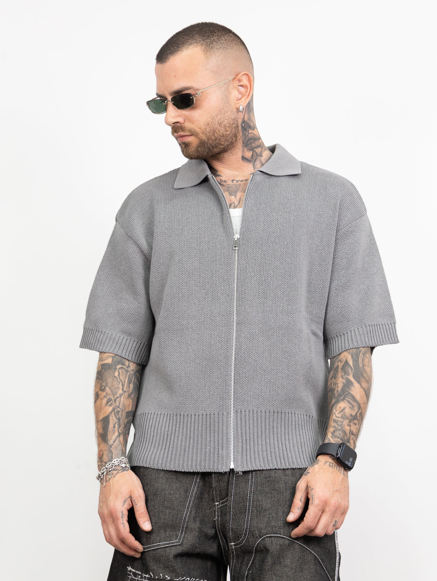Cardigan zip