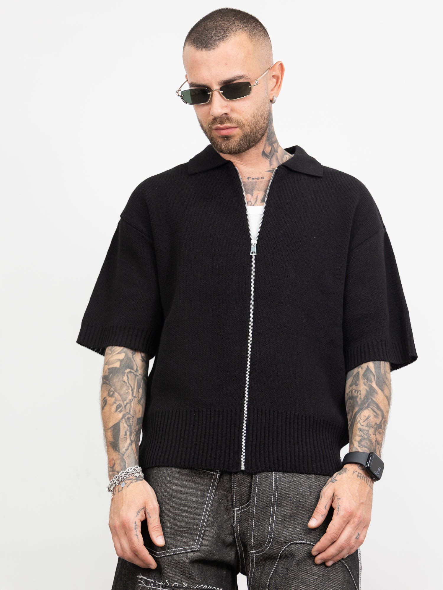 Cardigan zip