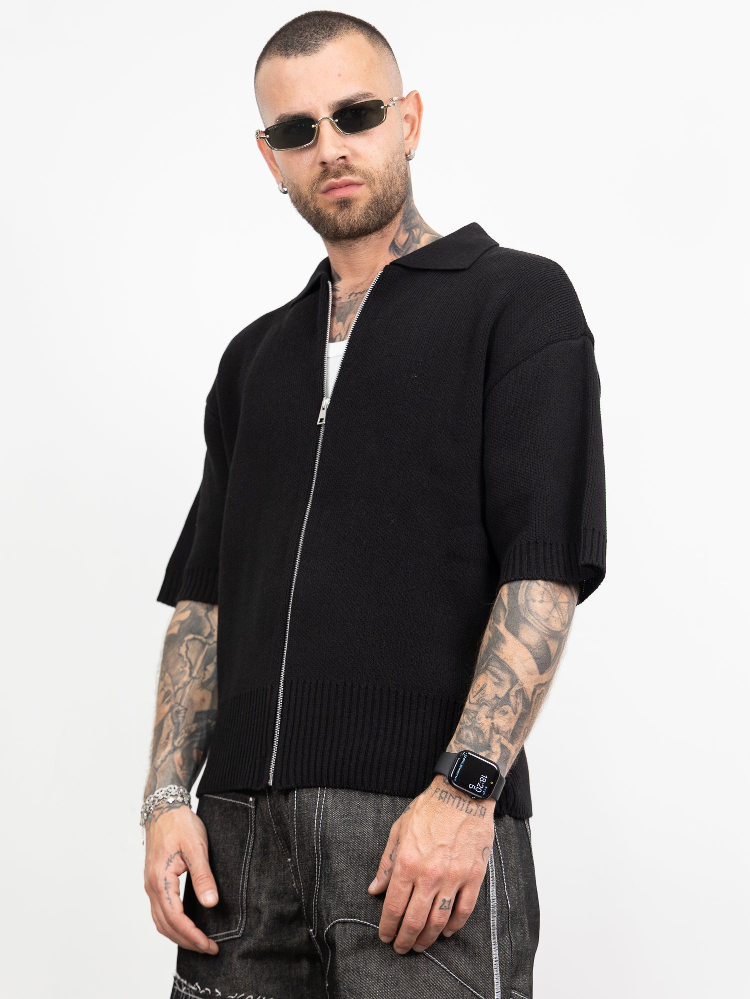 Cardigan zip