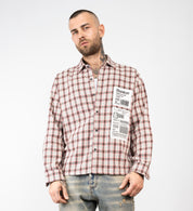 Camicia quadri barcode