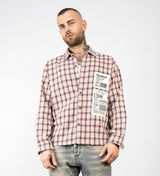 Camicia quadri barcode